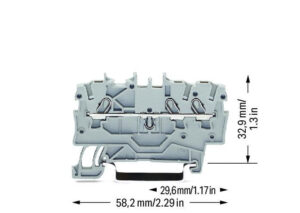 Installation terminal block-black