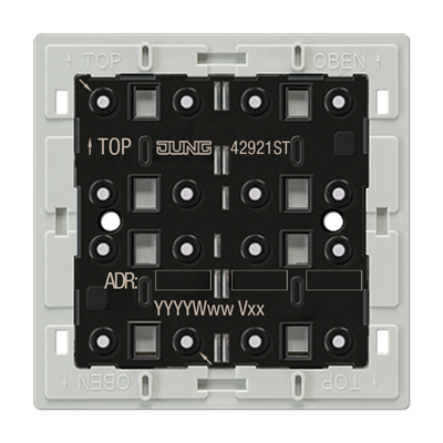 Universal push-button module, 2-gang, F40, Secure