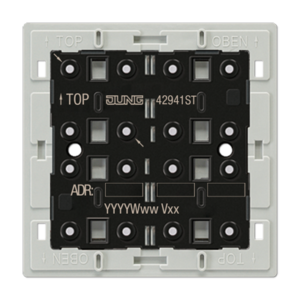 KNX universal push-button module, 4-gang, F40, Secure, LS range