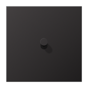 Centre plate with toggle lever "cone" 1-gang, 1 toggle lever, LS 1912 range, dark