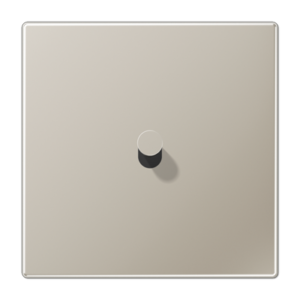 Centre plate with toggle lever "cone" 1-gang, 1 toggle lever, LS 1912 range, stainless steel