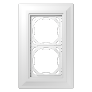 Plastering frame 2-gang, LS ZERO (2-gang, 130 x 201 x 12.5 mm (5.12 x 7.91 x 0.49 in))