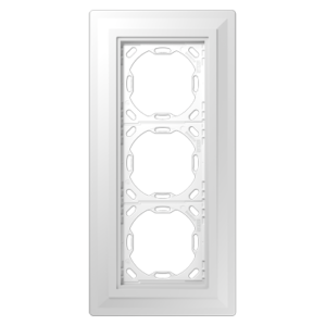 Plastering frame 3-gang, LS ZERO (3-gang, 130 x 272 x 12.5 mm (5.12 x 10.7 x 0.49 in))