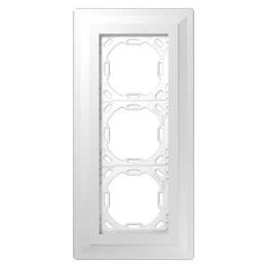 Plastering frame 3-gang, LS ZERO (3-gang, 130 x 272 x 12.5 mm (5.12 x 10.7 x 0.49 in))