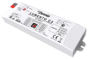 Zennio Lumento C3, 3-channel constant current PWM dimmer for DC LED loads