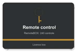 Zennio License to expand the number of controls in RemoteBOX & ZennIoT to 240. License Box