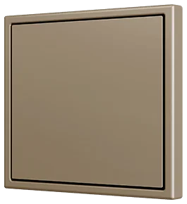 Zennio ZS70 Blind cover 70x70 mm, Champagne, Metallic plate (ZACHOLD33) is needed but not included