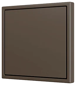 Zennio ZS70 Blind cover 70x70 mm, Mocha, Metallic plate (ZACHOLD33) is needed but not included
