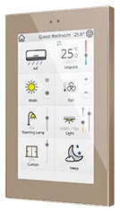 Zennio Z50 KNX touch panel 5 inch, anthracite