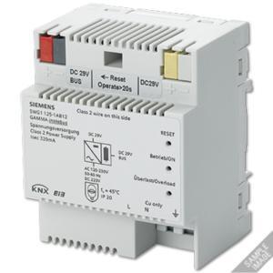 N 125/12 - KNX power supply, DC 29 V, 320 mA, additional unchoked output