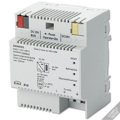 N 125/12 - KNX power supply, DC 29 V, 320 mA, additional unchoked output