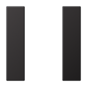 Cover kit 1-gang, F50, aluminium laquered, LS range, anthracite