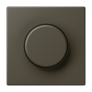 Centre plate with lens for rotary sensor, with lens, duroplastic lacquered, LS range, ombre naturelle 31 (32140)