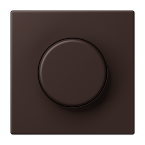 Centre plate with lens for rotary sensor, with lens, duroplastic lacquered, LS range, terre d‘ombre brûlée 59 (4320J)