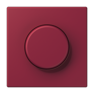 Centre plate with lens for rotary sensor, with lens, duroplastic lacquered, LS range, le rubis (4320M)