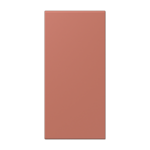Neutral cover, F50, thermoplastic lacquered, LS range, terre sienne brique (32121)