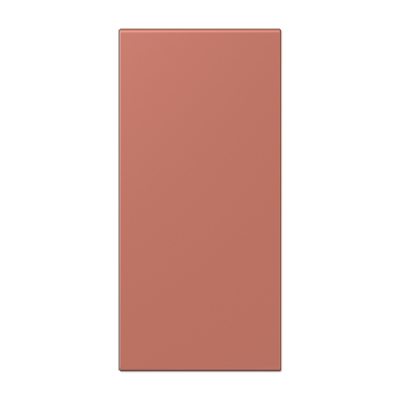 Neutral cover, F50, thermoplastic lacquered, LS range, terre sienne brique (32121)