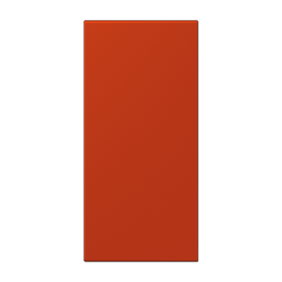 Neutral cover, F50, thermoplastic lacquered, LS range, rouge vermillon 59 (4320A)