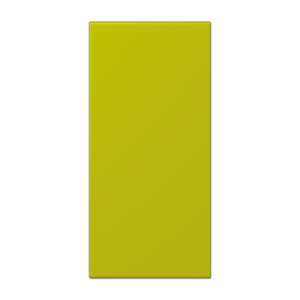 Neutral cover, F50, thermoplastic lacquered, LS range, vert olive vif (4320F)
