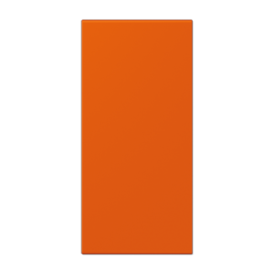 Neutral cover, F50, thermoplastic lacquered, LS range, orange vif (4320S)