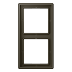 Frame 2-gang, LS 990, duroplastic lacquered, ombre naturelle 31 (32140), vertical and horizontal installation