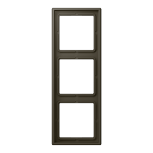 Frame 3-gang, LS 990, duroplastic lacquered, ombre naturelle 31 (32140), vertical and horizontal installation