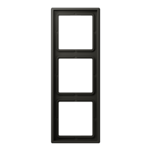 Frame 3-gang, LS 990, duroplastic lacquered, ombre naturelle 59 (4320R), vertical and horizontal installation