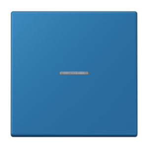 Rocker 1-gang, with lens, duroplastic lacquered, LS range, bleu céruléen 31 (32030)