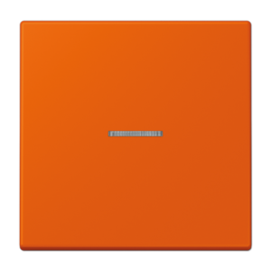 Rocker 1-gang, with lens, duroplastic lacquered, LS range, orange vif (4320S)