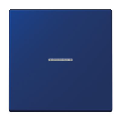 Rocker 1-gang, with lens, duroplastic lacquered, LS range, bleu outremer foncé (4320T)