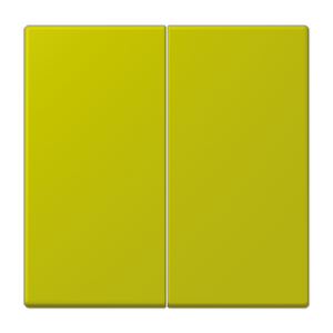 Rocker 2-gang, duroplastic lacquered, LS range, vert olive vif (4320F)