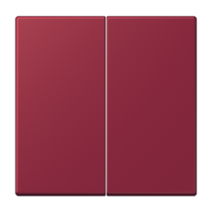 Rocker 2-gang, duroplastic lacquered, LS range, le rubis (4320M)