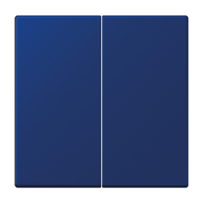 Rocker 2-gang, duroplastic lacquered, LS range, bleu outremer foncé (4320T)