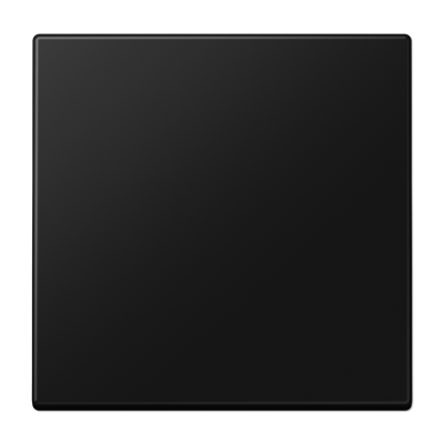Rocker 1-gang, F10, duroplastic lacquered, LS range, matt graphite black