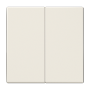 Rocker 2-gang, F10, duroplastic, LS range, ivory