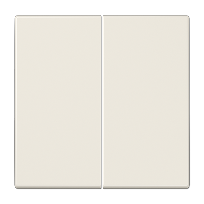 Rocker 2-gang, F10, duroplastic, LS range, ivory