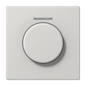 Centre plate with lens for rotary sensor, with lens, duroplastic, LS range, light grey