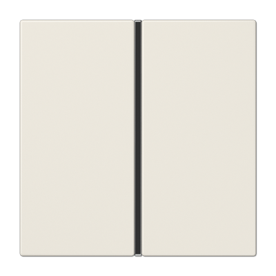 Cover kit 1-gang, F40, thermoplastic, LS range, ivory