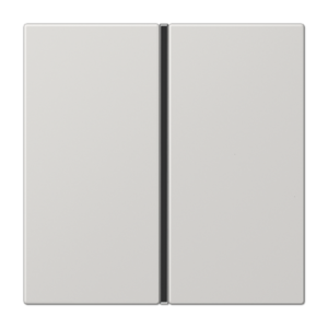 Cover kit 1-gang, F40, thermoplastic, LS range, light grey