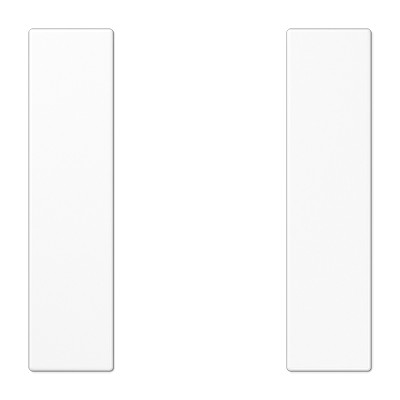 Cover kit 1-gang, F50, thermoplastic, LS range, white
