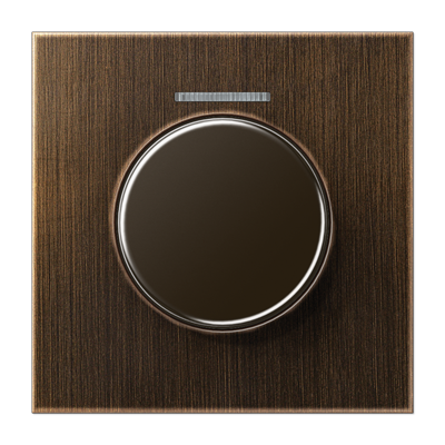 Centre plate with lens for rotary sensor, LS range Metal