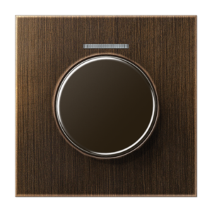 Centre plate with lens for rotary sensor, with lens, LS range, antique brass