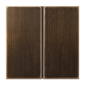 Cover kit 1-gang, F40, LS range, antique brass