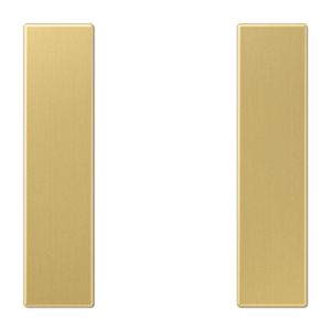 Cover kit 1-gang, F50, LS range, classic brass
