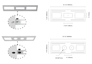 Rough-In Plate for Recessed Lights