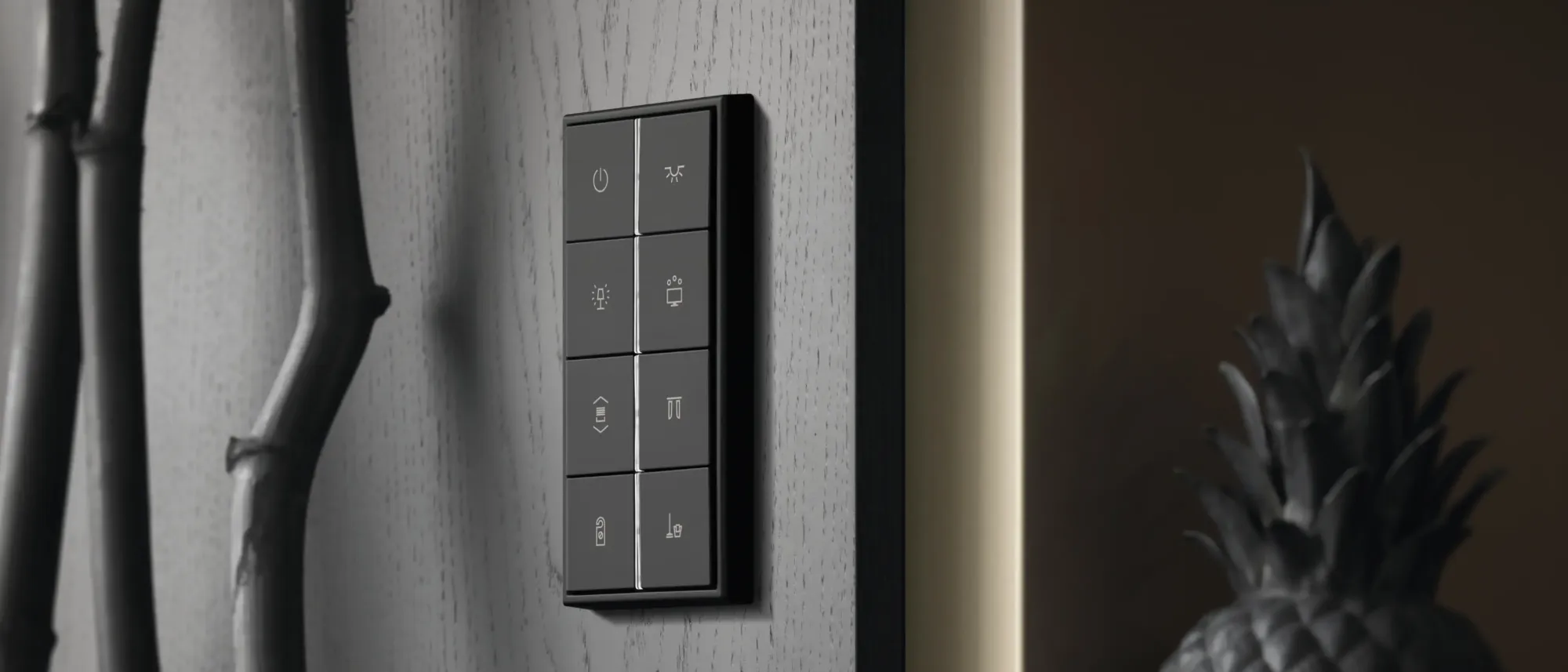 JUNG KNX keypad in black