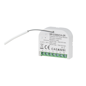 Casambi 2 Channel Smart Relay Module SR-CS9041A-2R