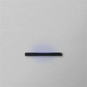 Basalte Chopin: Chopin - 1-gang - brushed aluminium - single lever black with LED