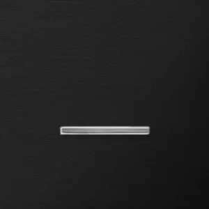 Basalte Chopin: Chopin - 1-gang - brushed black - single lever chrome without LED