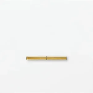 Basalte Chopin: Chopin - 1-gang - satin white - dual levers gold without LED